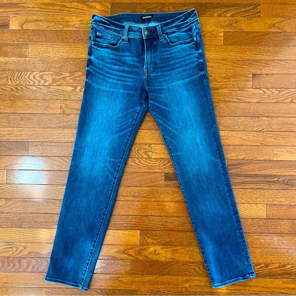 Express Men’s Slim Straight Stretch Jeans - like new! 32/34